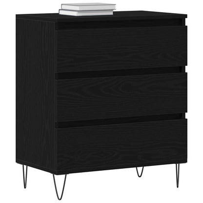 Kommode Svart Eik 60x35x70 cm