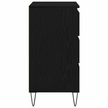 Kommode Svart Eik 60x35x70 cm