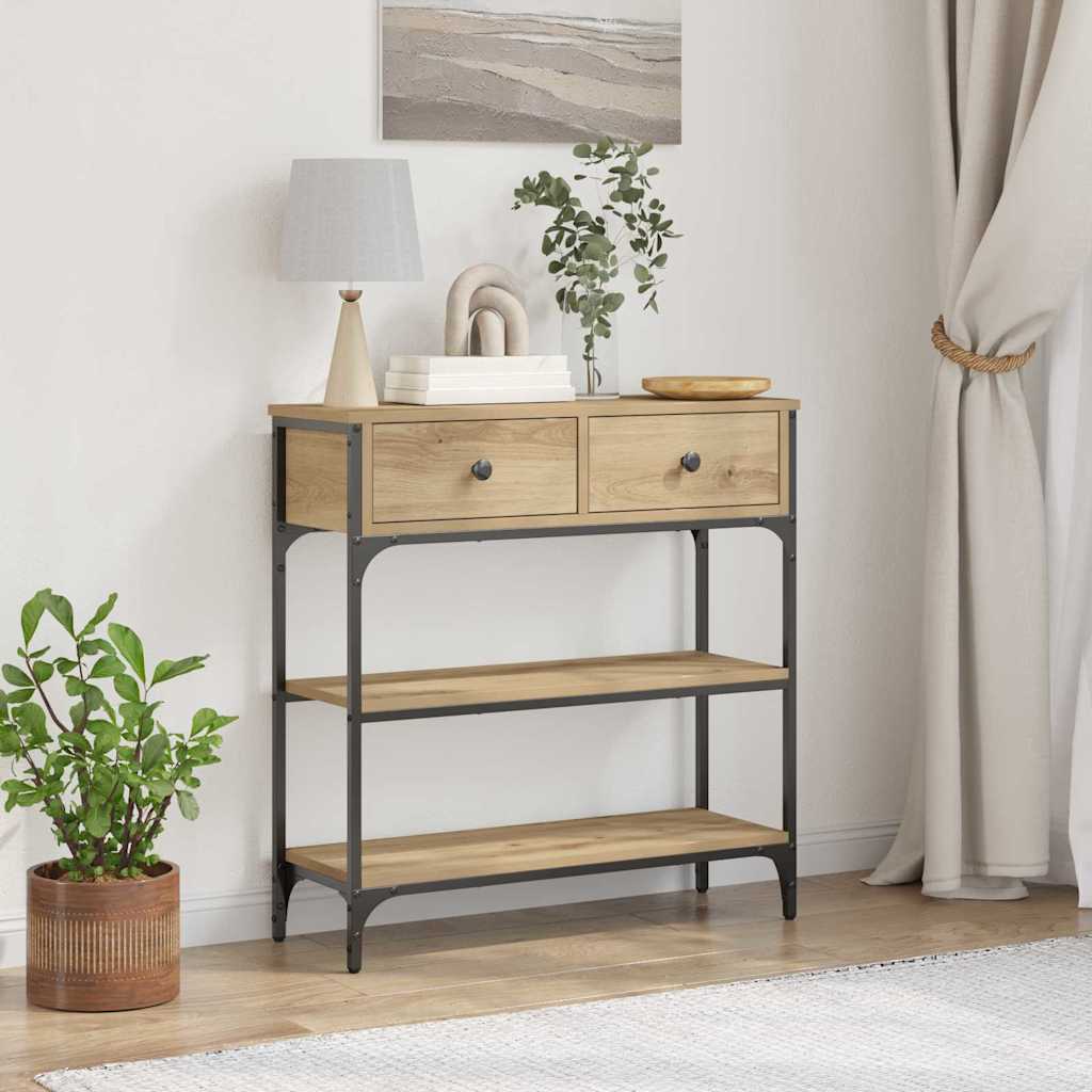 Avlastningsbord konsollbord Artisan Eik 72,5x25x75 cm