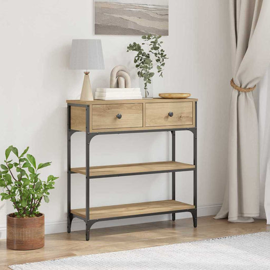 Avlastningsbord konsollbord Artisan Eik 72,5x25x75 cm