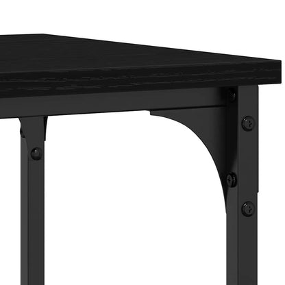 Avlastningsbord konsollbord Svart Eik 100 x 35 x 75 cm