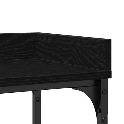 Avlastningsbord konsollbord Svart Eik 100x30x80 cm