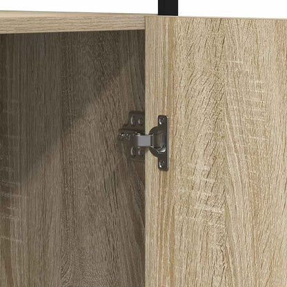 Baderomsskap Sonoma Eik 33x33x185,5 cm
