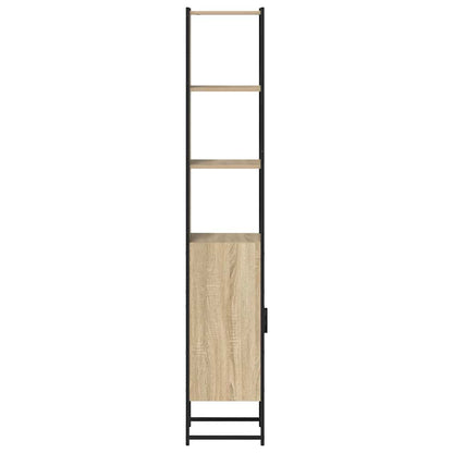 Baderomsskap Sonoma Eik 33x33x185,5 cm