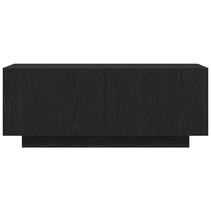 TV-Møbel Svart Eik TV-skap 100 x 35 x 40 cm