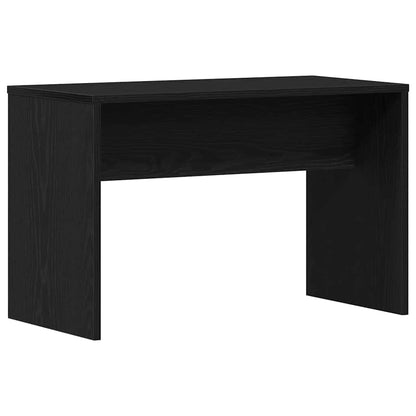 LED Sminkebordsett med speillys 2 pcs Svart Eik Konstruert tre