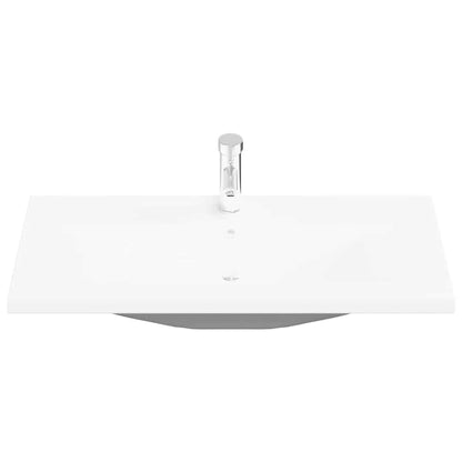 Servantskap Baderom Veggmontert Svart Eik 90 x 39 x 62 cm