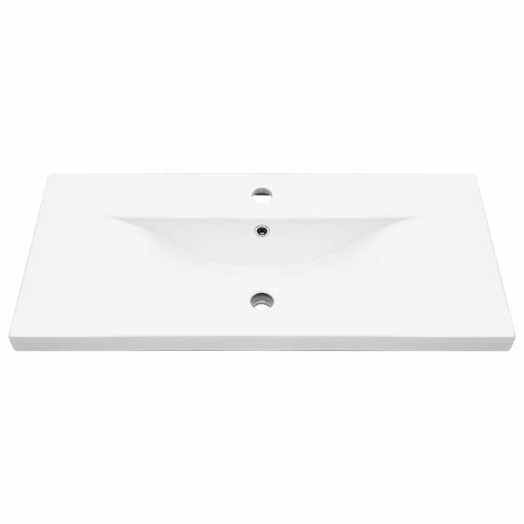 Servantskap Baderom Veggmontert Svart Eik 80 x 39 x 62 cm