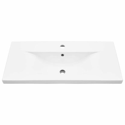 Servantskap Baderom Veggmontert Svart Eik 80 x 39 x 62 cm