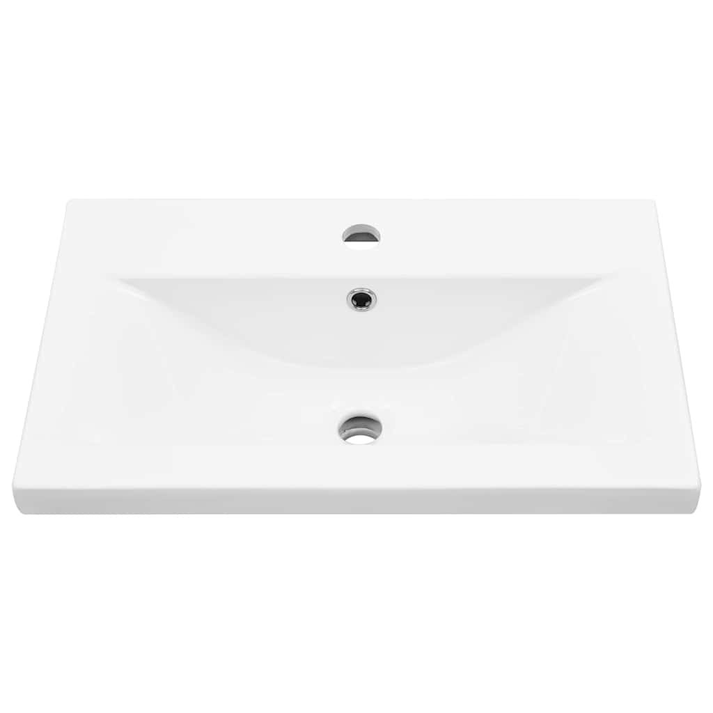 Servantskap Baderom Veggmontert Svart Eik 60 x 39 x 62 cm