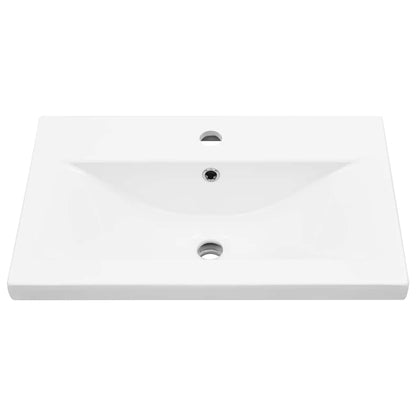 Servantskap Baderom Veggmontert Svart Eik 60 x 39 x 62 cm