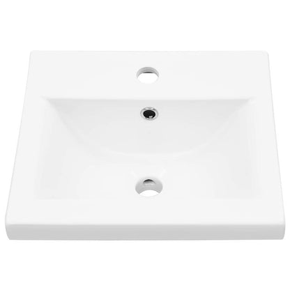 Servantskap Baderom Veggmontert Svart Eik 41 x 39 x 62 cm