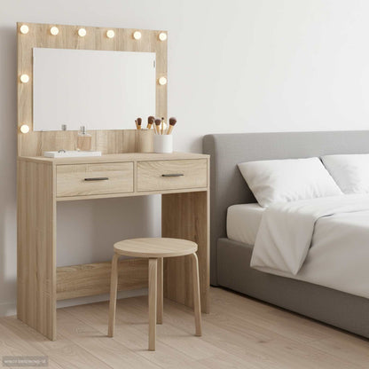 Sminkebord Sonoma Eik 78,5 x 41 x 135 cm