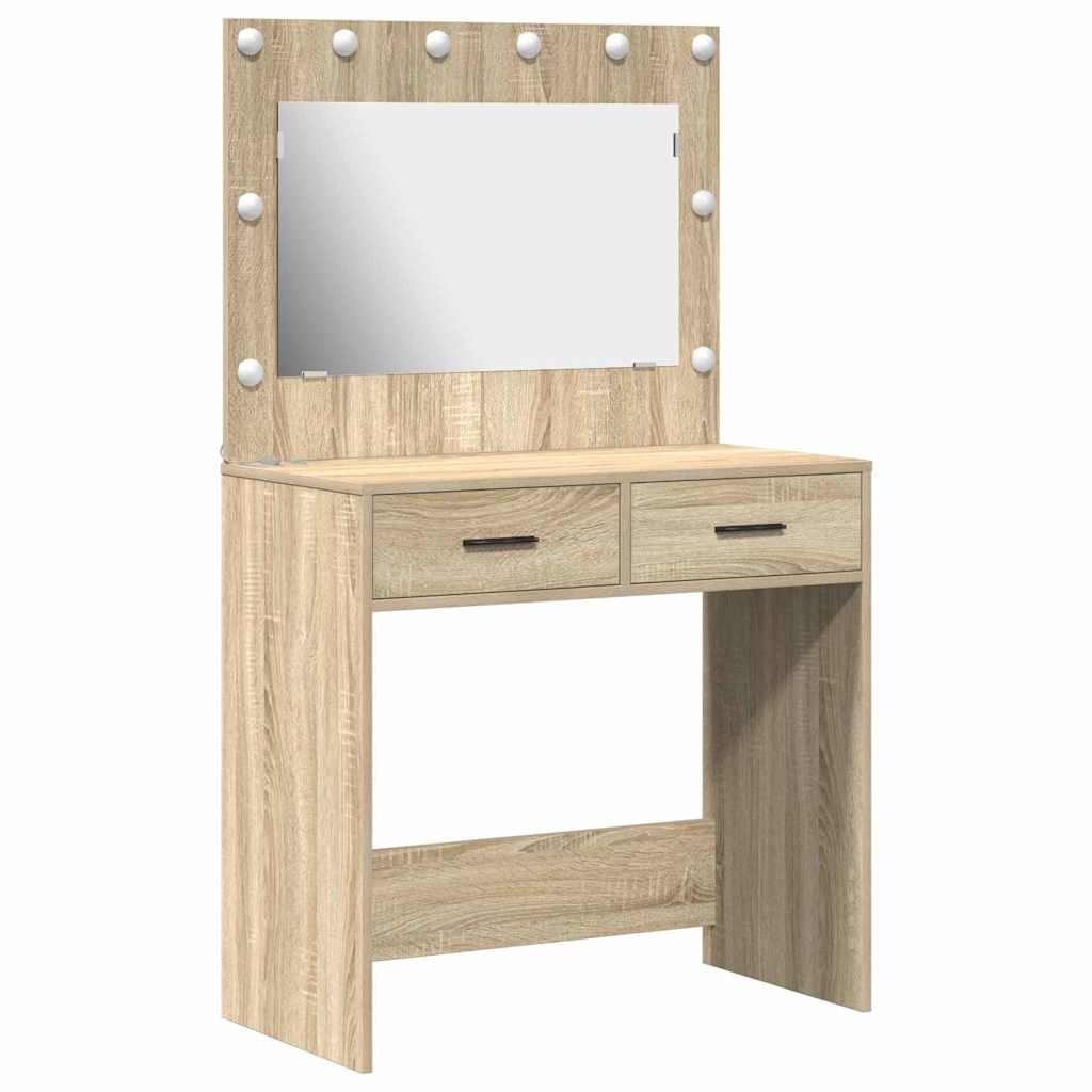 Sminkebord Sonoma Eik 78,5 x 41 x 135 cm