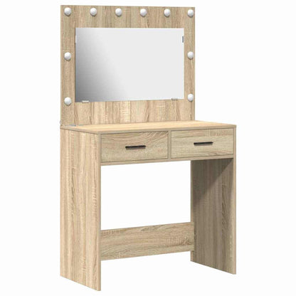 Sminkebord Sonoma Eik 78,5 x 41 x 135 cm