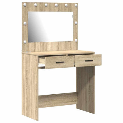 Sminkebord Sonoma Eik 78,5 x 41 x 135 cm