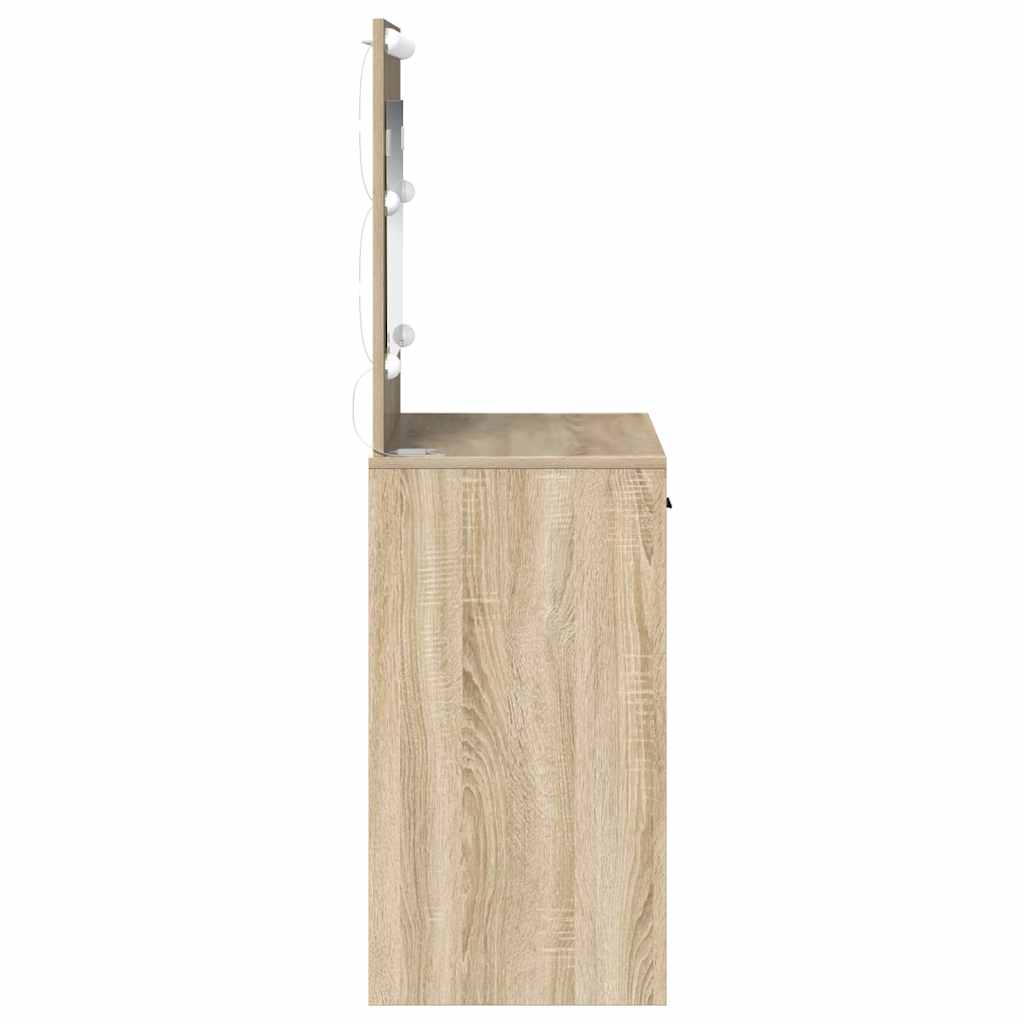 Sminkebord Sonoma Eik 78,5 x 41 x 135 cm