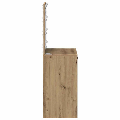 Sminkebord Artisan Eik LED 50x41x135 cm