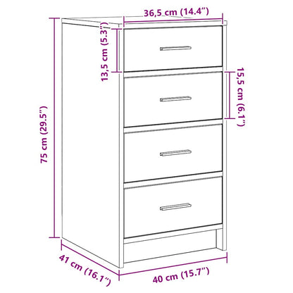 Skjenk Gammelt Tre 40x41x75 cm