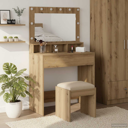 Sminkebord Artisan Eik 75,5 x 41 x 135 cm