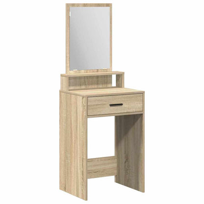 Sminkebord Sonoma Eik skuffer 50x41x140 cm