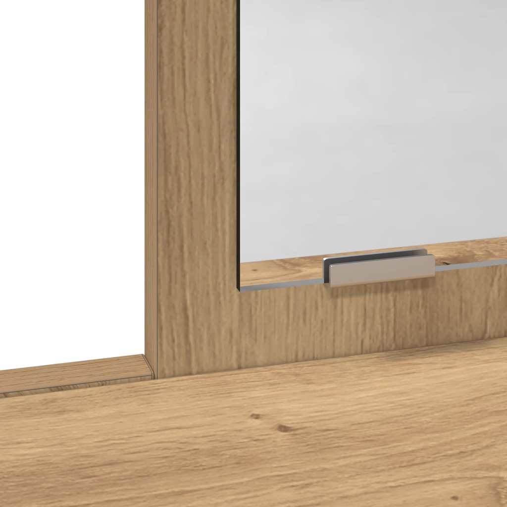 Sminkebord Artisan Eik skuffer 79x41x140 cm