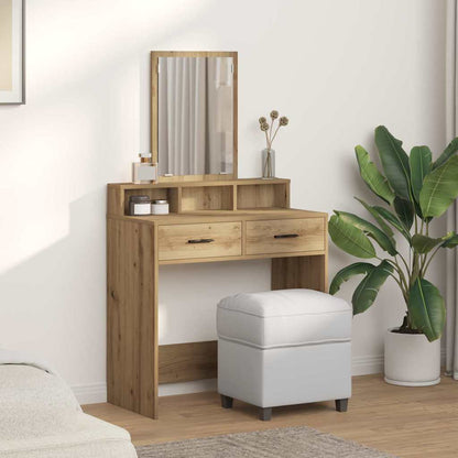 Sminkebord Artisan Eik skuffer 79x41x140 cm