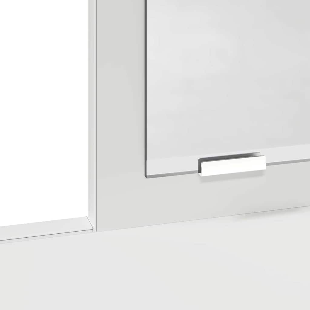 Sminkebord Hvit skuffer 100x41x140 cm