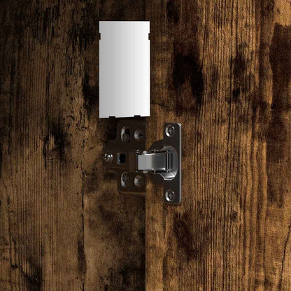 Sminkebord Røkt Eik LED 102x33x135 cm