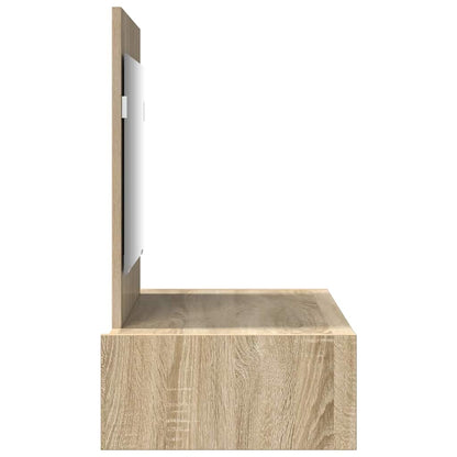 Sminkebord Sonoma Eik Vegghengt 83x40x70 cm