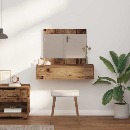 Sminkebord Gammelt Tre Vegghengt 83x40x70 cm