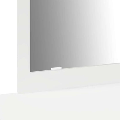 Sminkebord Hvit Vegghengt 100x40x70 cm