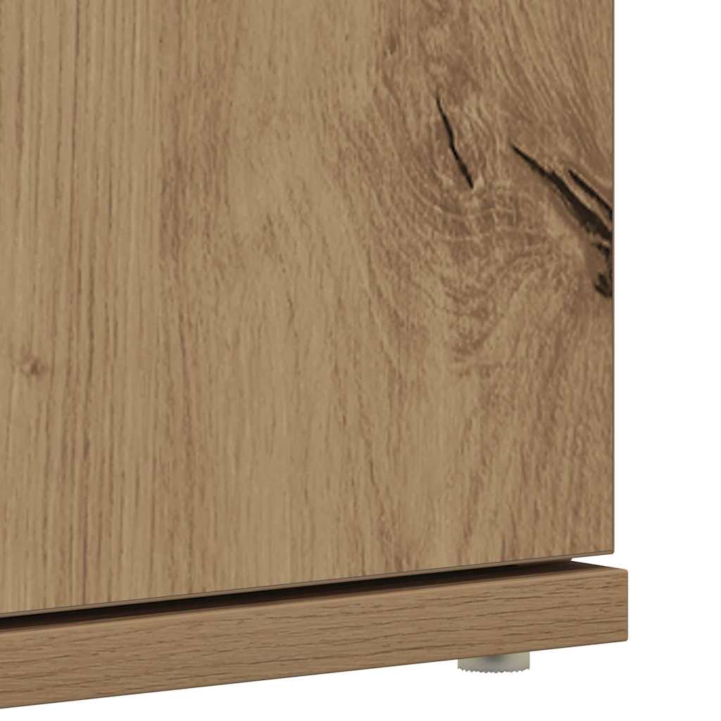 Skoskap Skohylle Skobenk Artisan Eik med hylle 80 x 39 x 178 cm