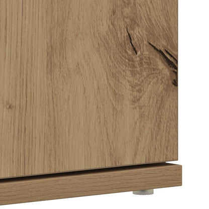 Skoskap Skohylle Skobenk Artisan Eik med hylle 80 x 39 x 178 cm