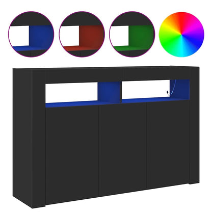 Skjenk Svart 116 x 30 x 75 cm