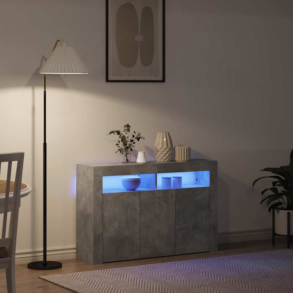 Skjenk Betonggrå 116 x 30 x 75 cm