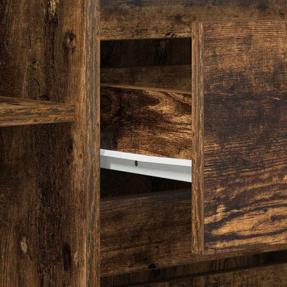 Skjenk Røkt Eik med skuff 120 x 41 x 75 cm