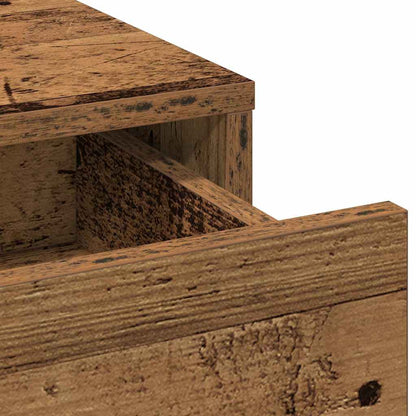 Sminkebord med skuff 3 pcs Brun 40 x 41 x 75 cm Konstruert tre