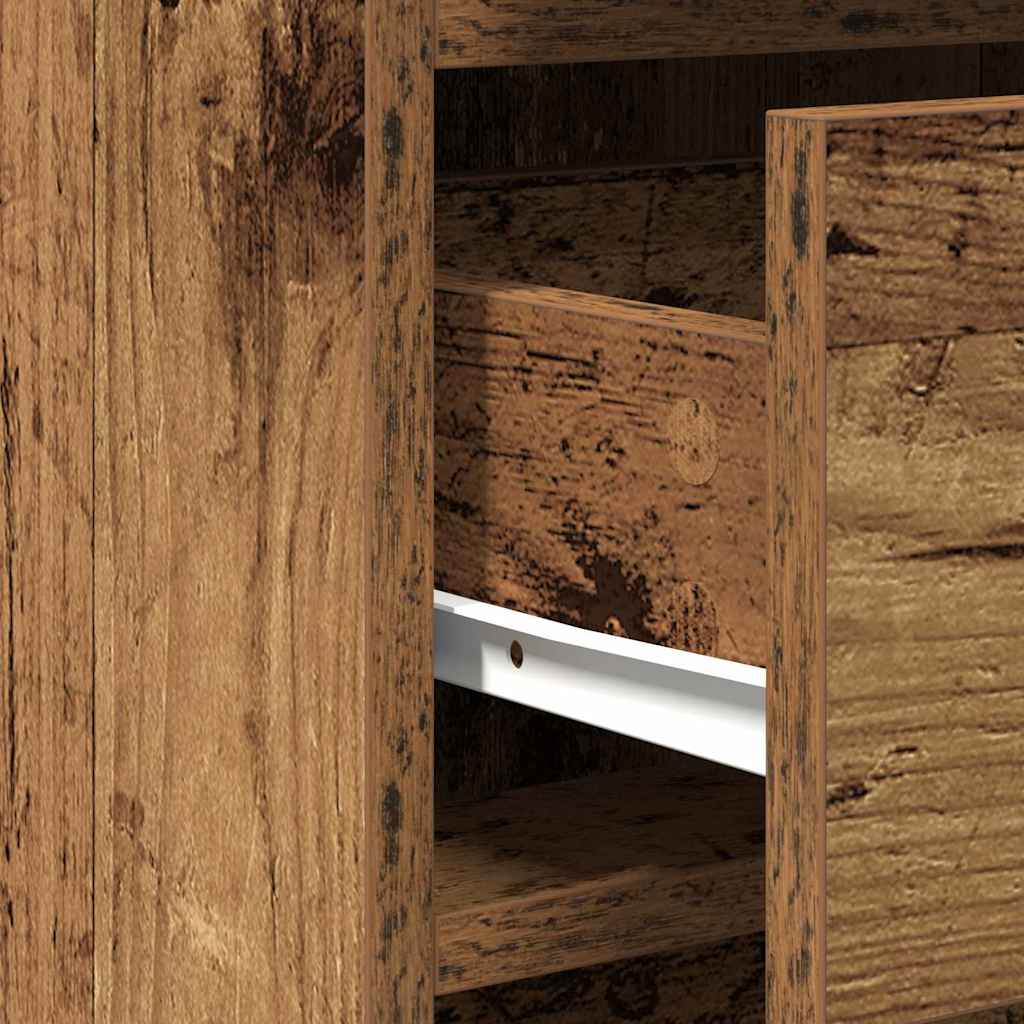 Sminkebord med skuff 3 pcs Brun 40 x 41 x 75 cm Konstruert tre