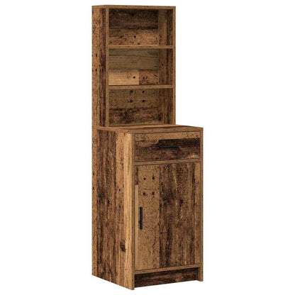 Sminkebord med dør 2 pcs Brun 78.5 x 41 x 135 cm Konstruert tre