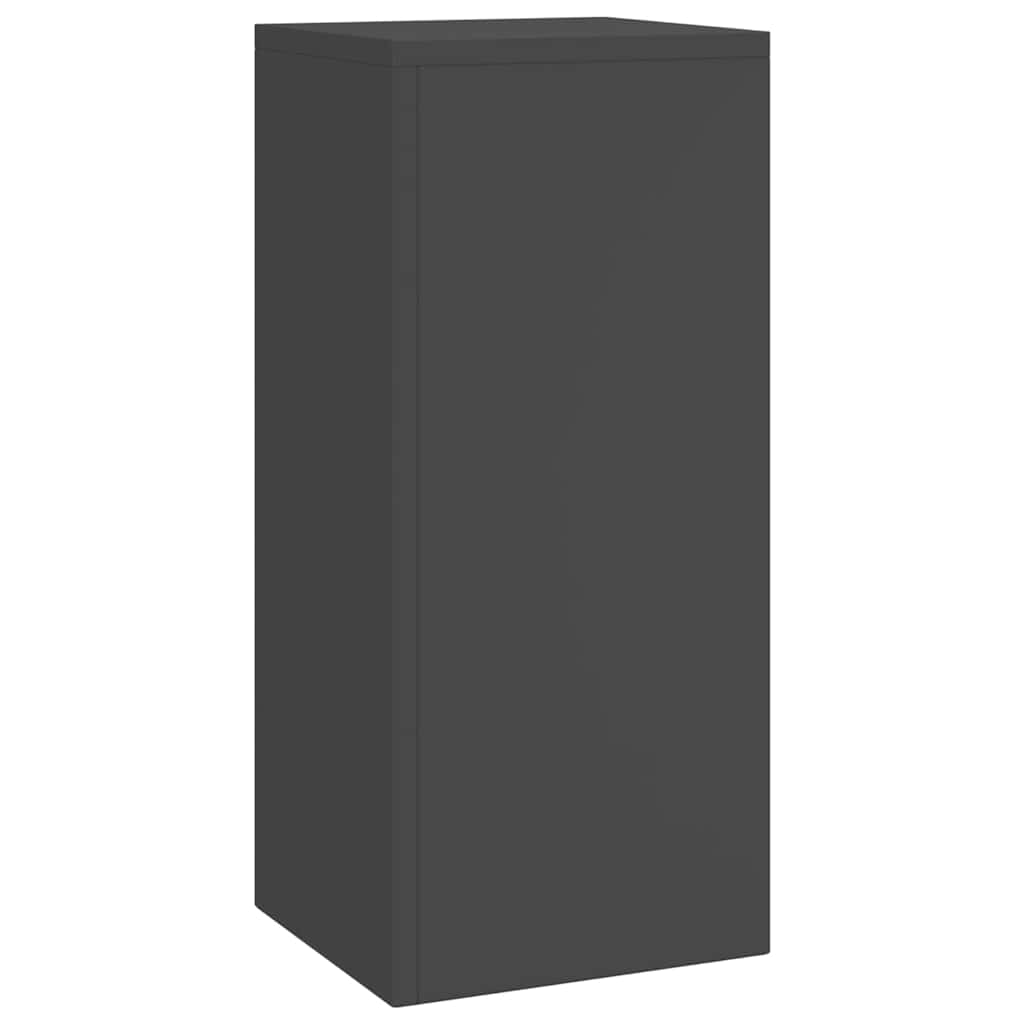 Planteholder 2 pcs Svart 24 x 24 x 55 cm Stål