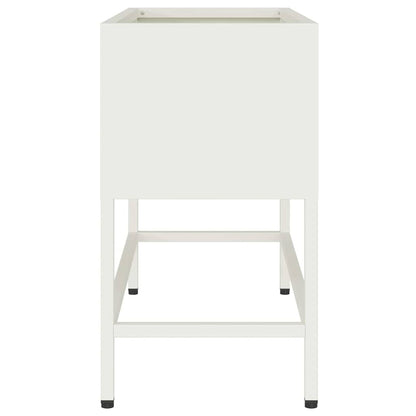 Hevet Hageplante Hvit 60 x 26 x 48 cm Stål