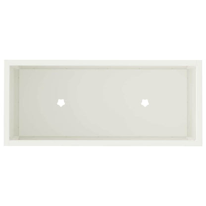 Hevet Hageplante Hvit 60 x 26 x 48 cm Stål