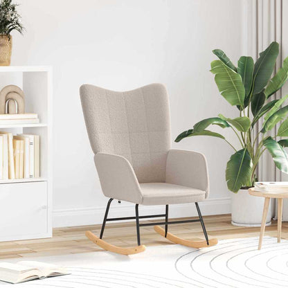 Lenestol Grå Lysegrå Krøllete Ull-lignende Stoff