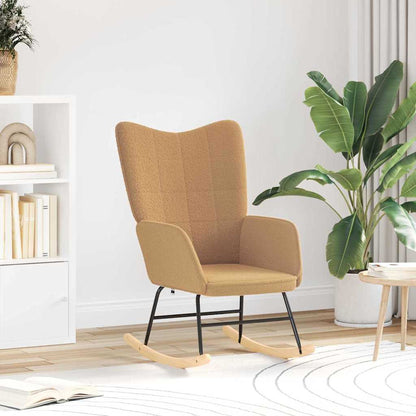 Lenestol Beige Krøllete Ull-lignende Stoff