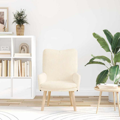 Lenestol Krem Corduroy Stoff