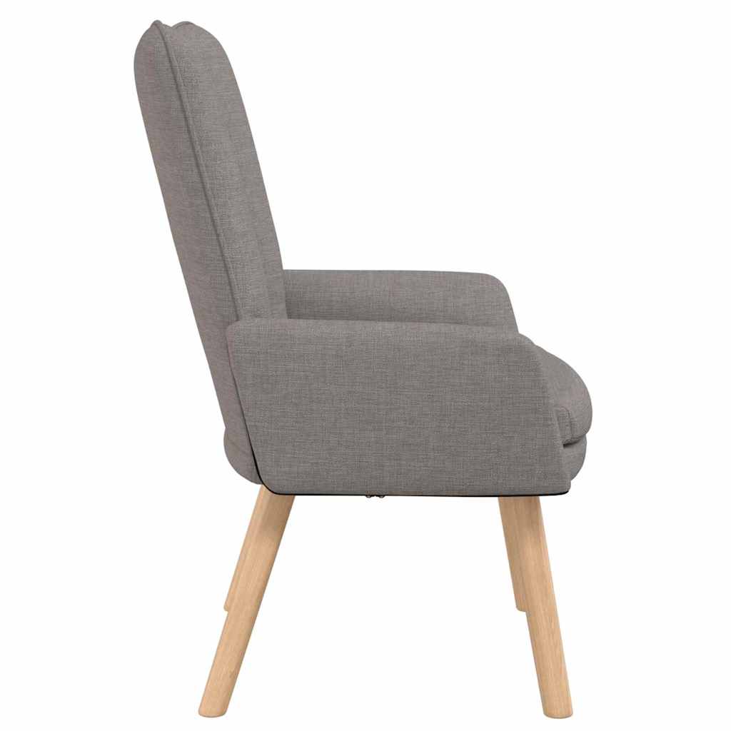 Avslappende Stol Taupe Stoff