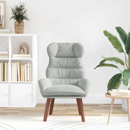 Lenestol Grå Lysegrå Fløyel