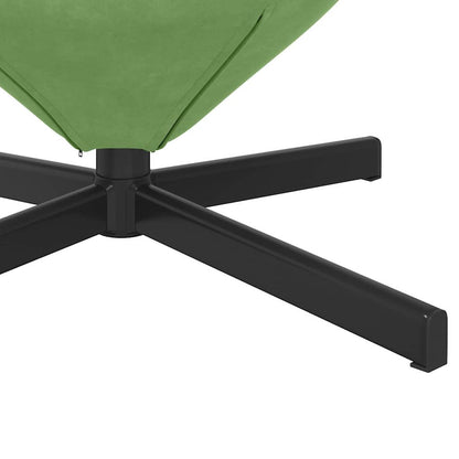 Lenestol Grønn Lysegrønn Egg Stol Fløyel