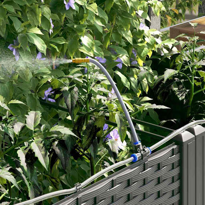 Hageblomsterpotte 5 pcs Svart Plast